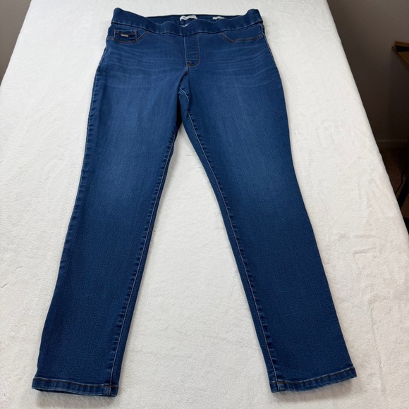 Nine West Denim - Nine‎ West Heidi Pull On Skinny Jeans Womens 14 Blue Good Stretch SDNWB1107-STL